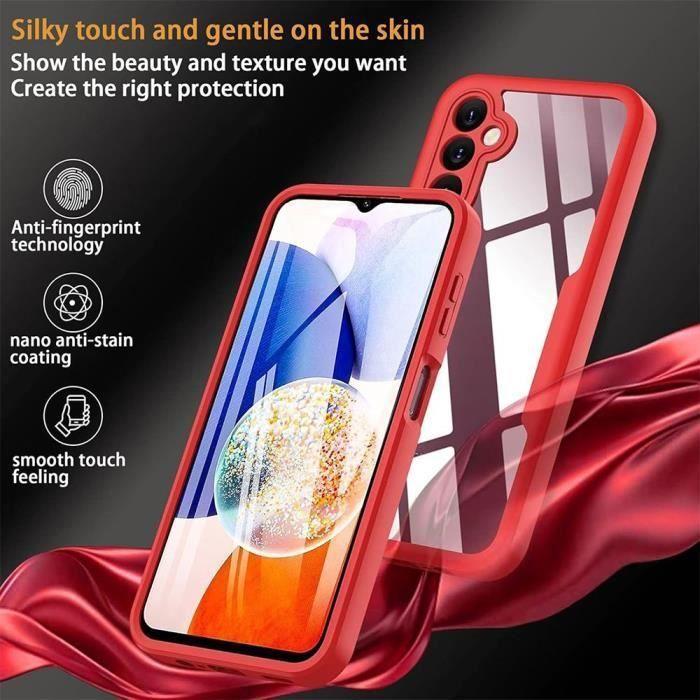 Coque - BOOLING - pour Samsung Galaxy A16 5G - Protection 360° - Bordure Renforcée - Rouge