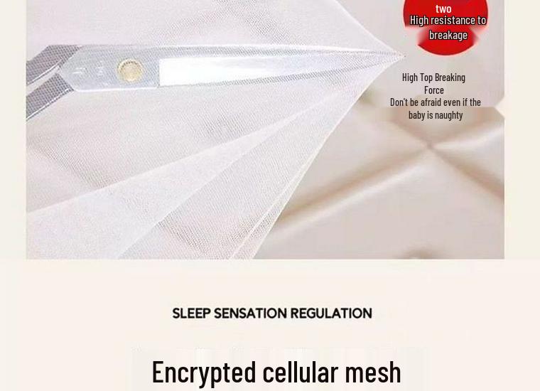 Anti-Fall Mosquito Net and Dustproof Blackout Bed Canopy for Children, Sit-On Style for Single/Double Beds