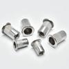 5-20PCS Flat Rivet Nut M3 M4 M5 M6 M8 M10 M12 304 Stainless Steel Flat Head Threaded Rivet Insert Nutsert Cap Rivets Nuts