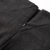2025 Autumn/Winter High-Waist Black Pleated A-Line Mid-Length Skirt