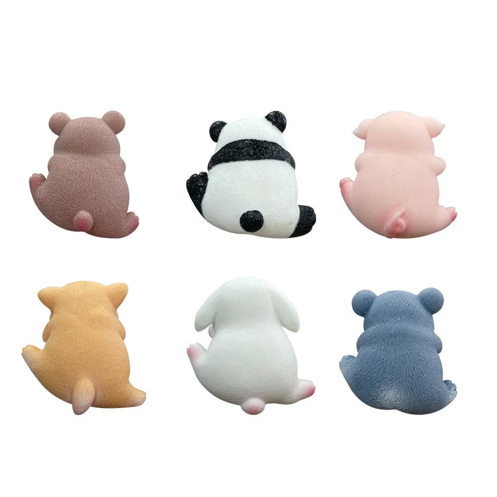 Monitor Decoration Cute Cartoon Animal Car Ornament Auto Interior Dashboard Computer Monitor Screen Accessories For Gifts