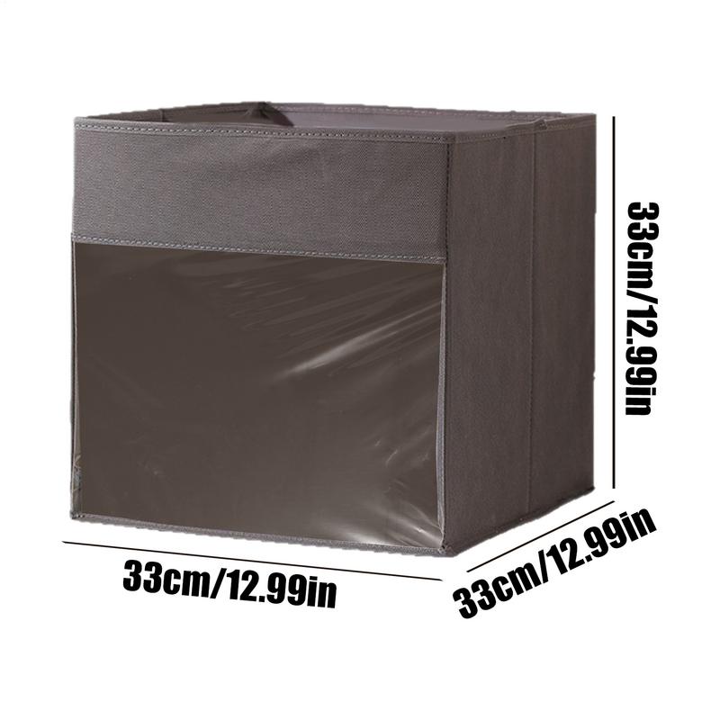 Cube Organizer Bins Foldable Toy Bins Non-Woven Cube Space-Saving Box For Bookshelf Nursery Dorm Living Room Wardrobe Closet