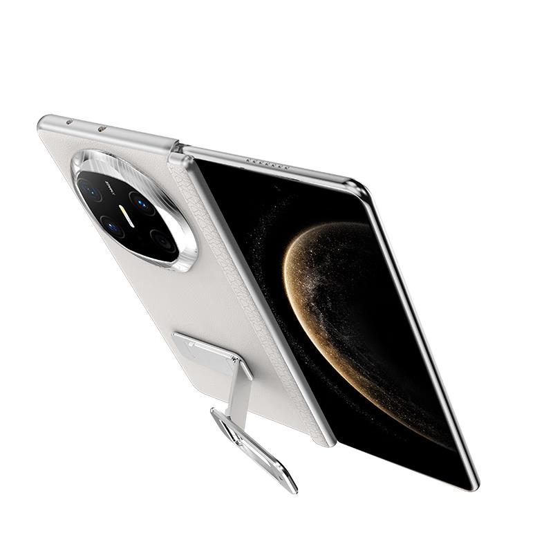 Jueshe Leather Protective Case for Huawei Mate X Series Foldable Phones Tri-Fold Stand