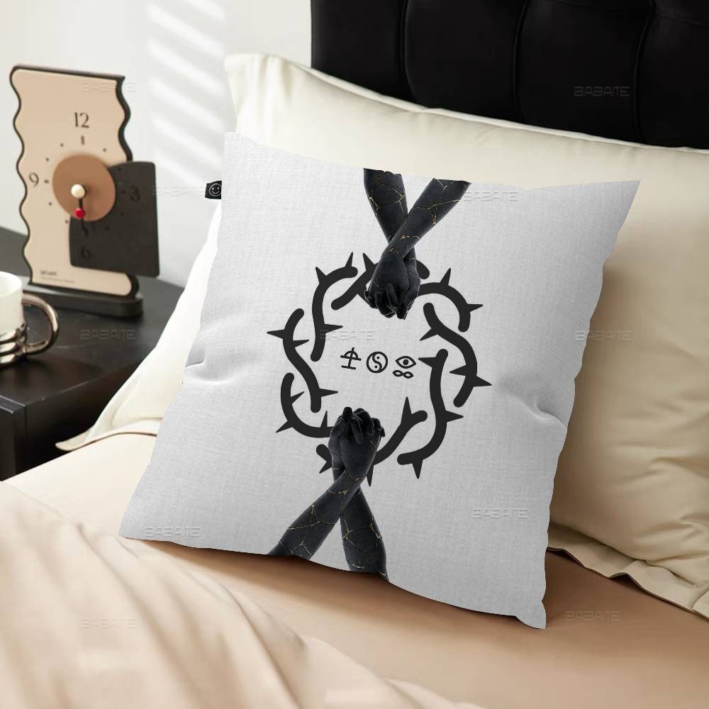 B-Bad-Omens Dreamy-Metal pillow cover sofa cushion cover home room decoration children gift