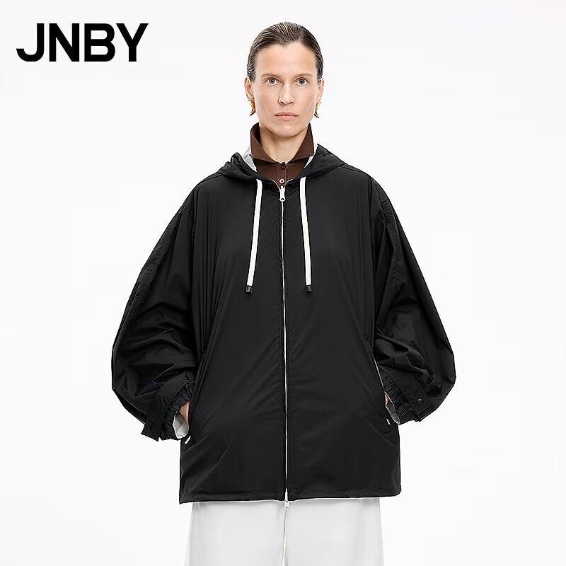 JNBY Reversible Hooded Loose-fit Trench Coat S