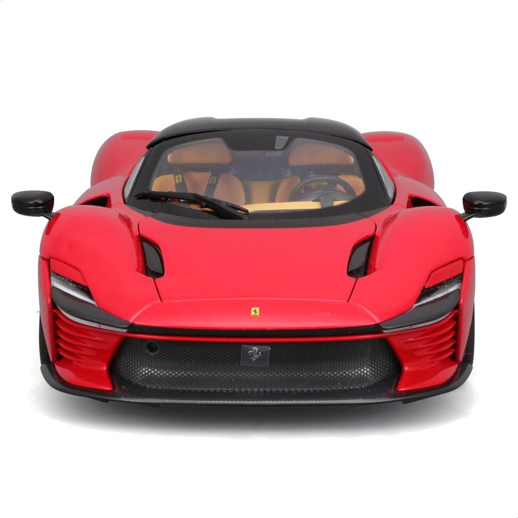 Bburago 1/18 Scale Signature Series Ferrari Daytona SP3 Red / Diecast Model Car, Finished Model, 18-16912 RD