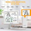 Baldr 4.9" Smart Digital Thermometer Hygrometer Weather Station Alarm Clock Comfort Tips Frosting Point Wireless Forecast Sensor