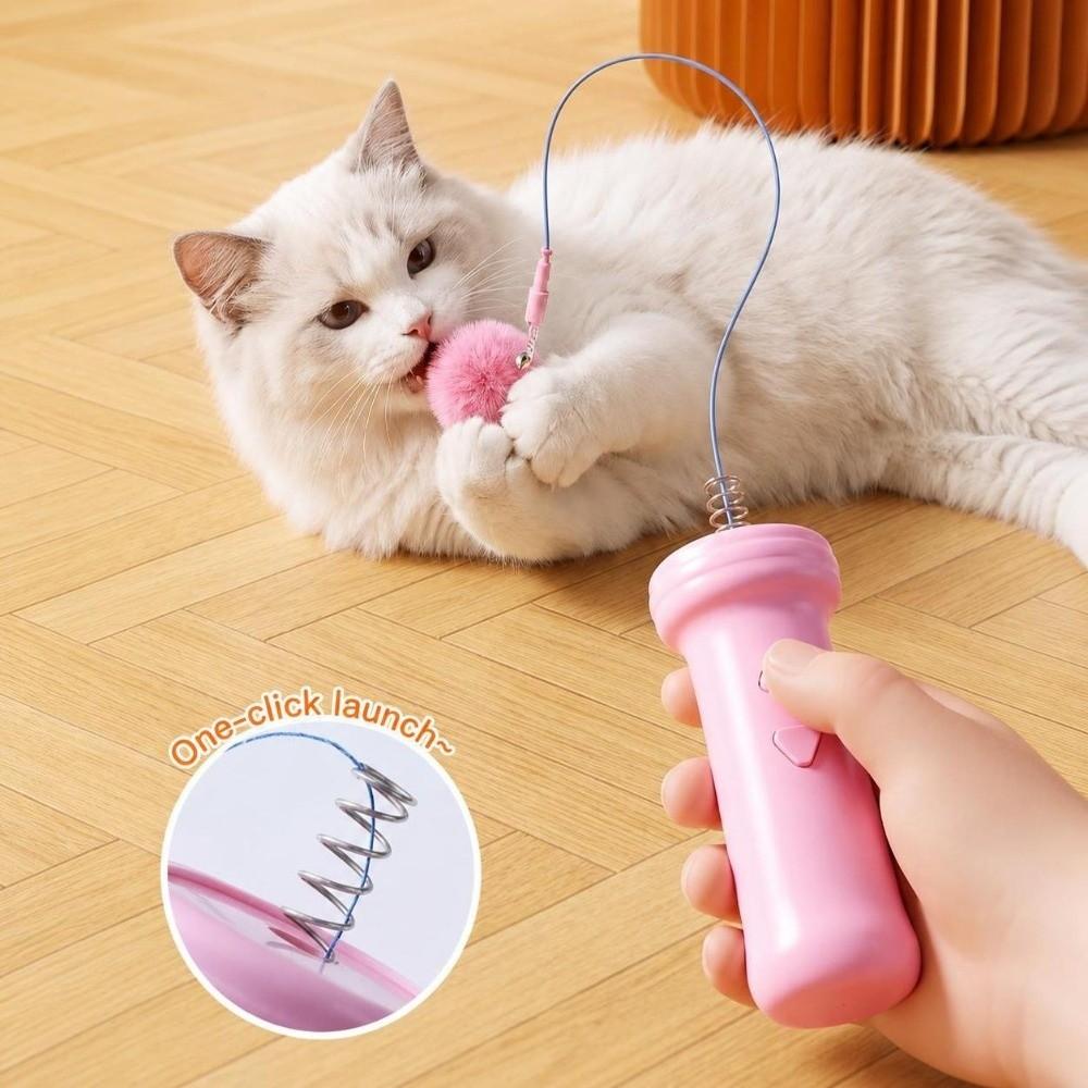 Long-Lasting Interactive Cat Toys Entertainment Automatic Cat Teaser Wand  Enrichment