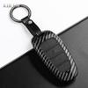 Abs Carbon Fiber Style Car Key Case Cover For Hyundai Santa Fe Tucson  Nexo Nx4 Atos Prime Solaris Protected Fob Accessories