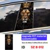 Lion Car Stickers Car B-pillar Decal Waterproof Stickers Auto Center Pillar Sticker Cover Scratches Vehicle Decor Accessories