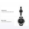 Uhr Quarzuhrwerk Keramikarmband 34 mm Schwarzes Zifferblatt Damenuhren AR70008