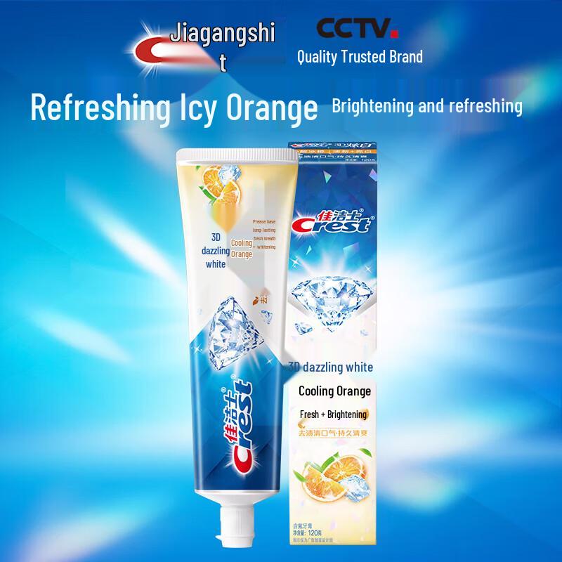 Crest 3D White Invigorating Orange Mint Toothpaste 120g