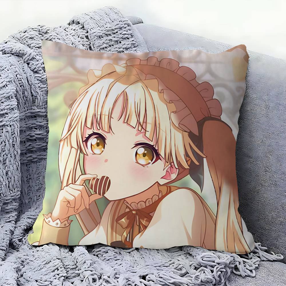 Anime K-Kokoro Tsurumaki Personalized Pillow Dust Cover Bedroom Kids Party Decoration Pillowcase Birthday Children Gift