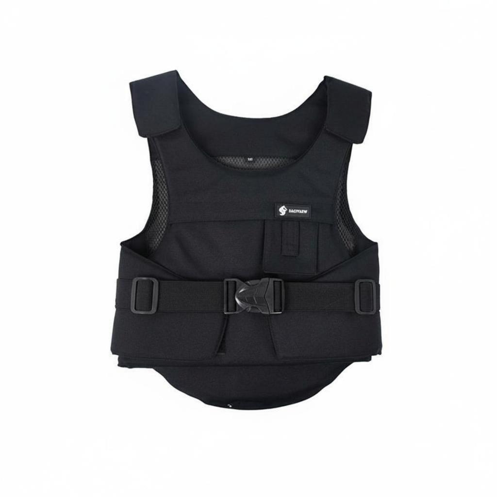 Padded Riding Body Protector Adjustable Fit Horse for Adults