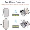 Travel Portable Digital Product Storage Bag Waterproof Double Layer Case for USB Data Cable Organizer Portable Tech Gadget Pouch
