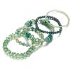 Faceted Layered Bracelet Elastic Stretch Multi-Strand Bracelet Stackable Bracelet  Daily Wear