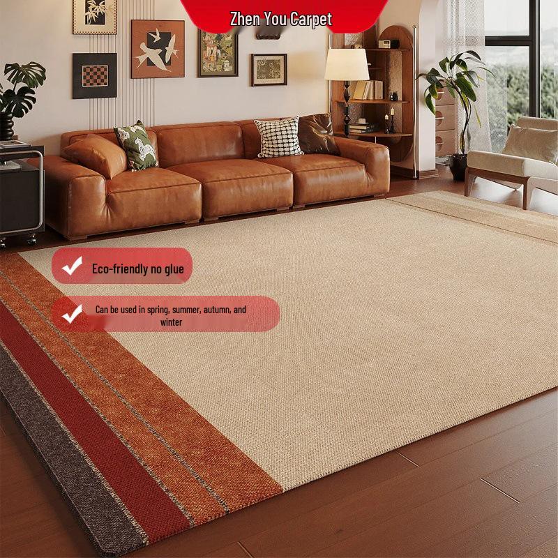 

Pre-owned Luxurious Easy-Care Non-Slip Rug for Living Room, Coffee Table, or Bedside 140x200cm