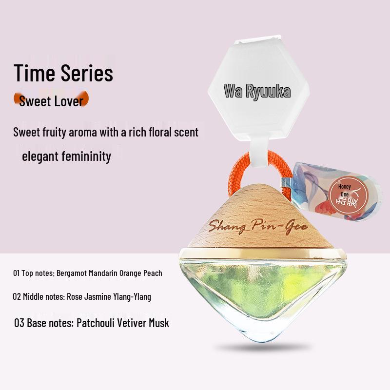 Wa Liu Xiang Car Air Freshener Pendant: Long-lasting Aromatic Fragrance and High-end Gift