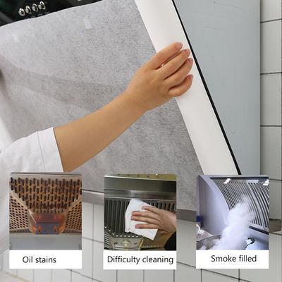Grease Cooker Kitchen Range Hood Accessories Cotton Filter Oil Absorbing Stickers Oil Filter Paper