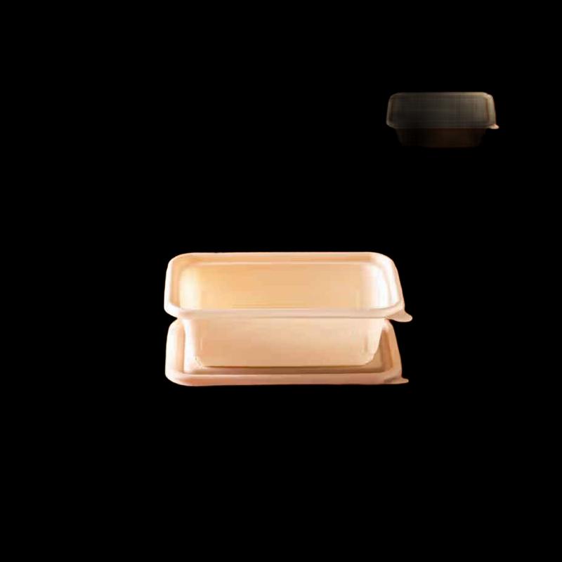 Microwaveable & Freezable Biodegradable Corn Starch Rectangular Food Container