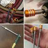 Xiaomi Stainless Steel Extension Rod 60 100 150 mm Yellow Three Slot One Quarter Inch Quick Change Tool Accessory for Drill Power Tools