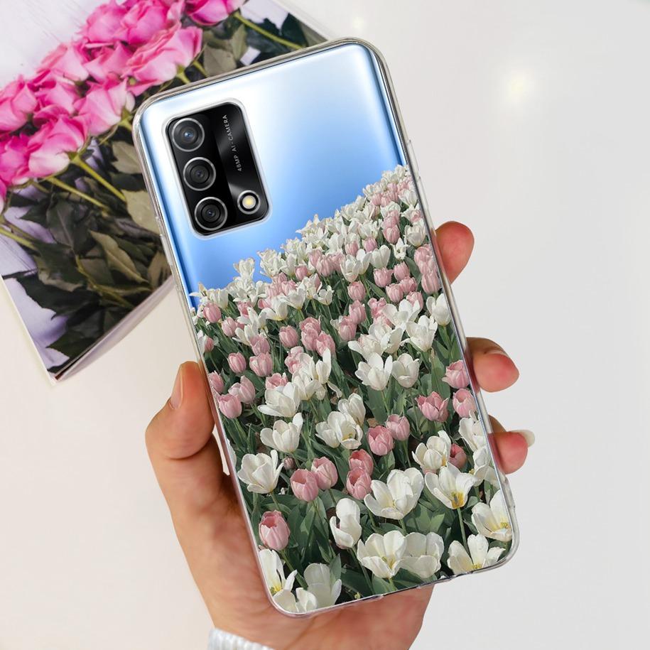 For OPPO A74 4G Case CHP2219 Cover Popular Flower Art Painted Soft Silicone Case For OPPO A95 4G Reno6 Lite CHP2365 OPPOA74 Etui
