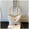 Women's Solid Color Bow Crossbody Bag - Large Capacity, Lightweight, Versatile Shoulder Bag for Commuting