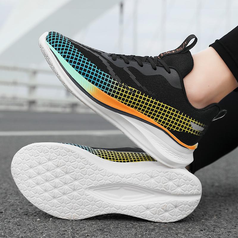 

White Road Running Shoes for Men Air Cushion Outdoor Sport Shoes Male Trainers Summer Jogging Shoes Sneakers Men Footwear 39