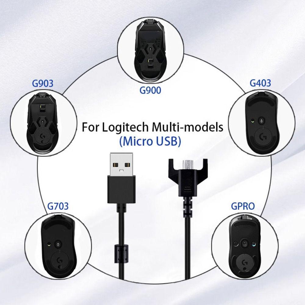 Fast Charging Mouse Power Cord for Logitech G PRO/GPWGPX/G403/G703/G900/G903 Hero Mouse Accessories