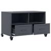 TV Stand Anthracite 68 x 39 x 43.5 cm Steel
