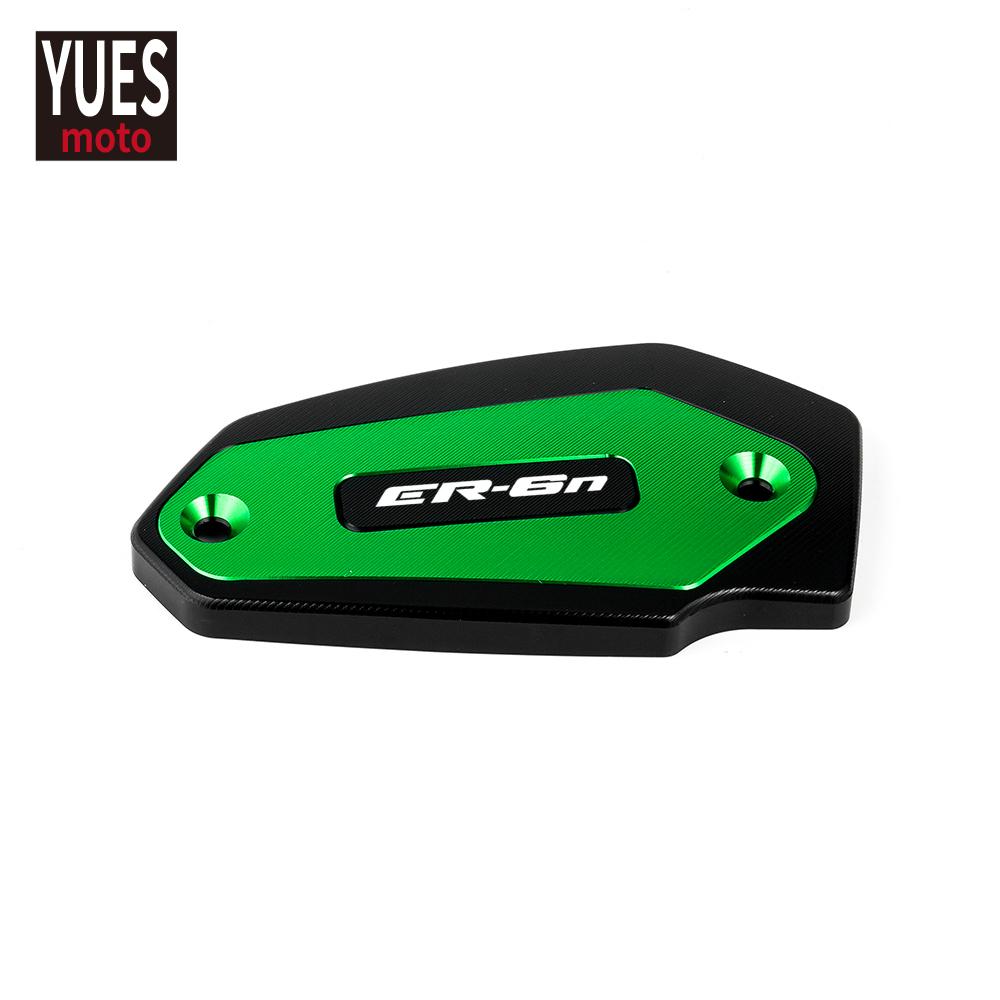 Moto Příslušenství CNC Přední a Zadní Brzdová Kapalina Válec Hlavní Nádržka Víčko Krytu Pro KAWASAKI ER6N ER 6N ER 6F