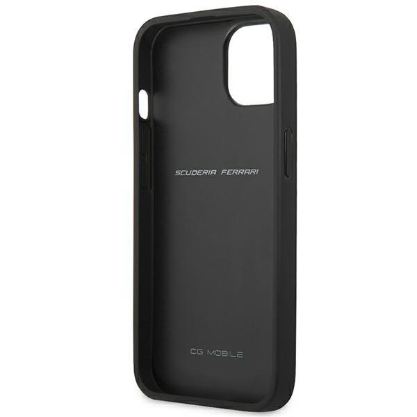Ferrari Fesaxhcp13Sbk Iphone 13 Mini 5,4 Czarny/Black Hardcase On Track Carbon Stripe
