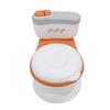 Potty Training Toilet Splash Guard Portable Toddler Potty Chair with Flushing Sound Tissue Dispenser for Baby Kids