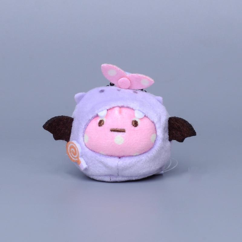Halloween Pumpkin Sumikkogurashi Ghost Fried Shrim Plush Keychain Gift Doll Kids