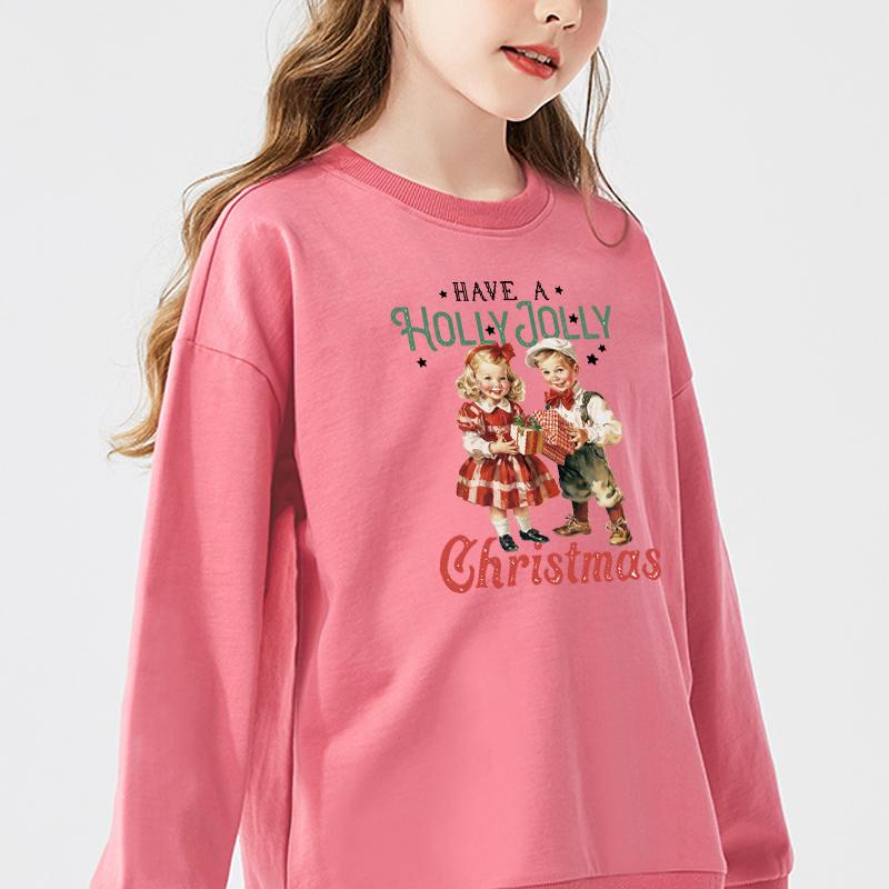 Patches For Clothing Christmas Gift For Children Transfers Hoodies Tops Vinyl Thermal Press Washable Diy Sticker On Clothes