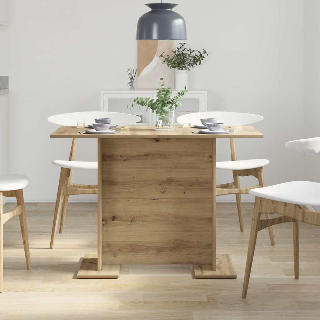 Dining Table Artisan Oak 110 x 60 x 75 cm Wood Based Material