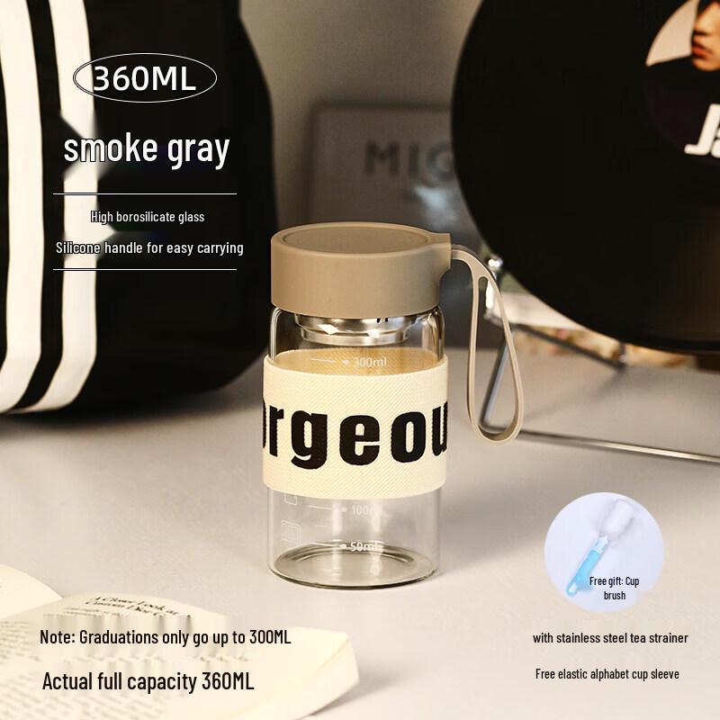 Portable High Borosilicate Glass Graduated Cup