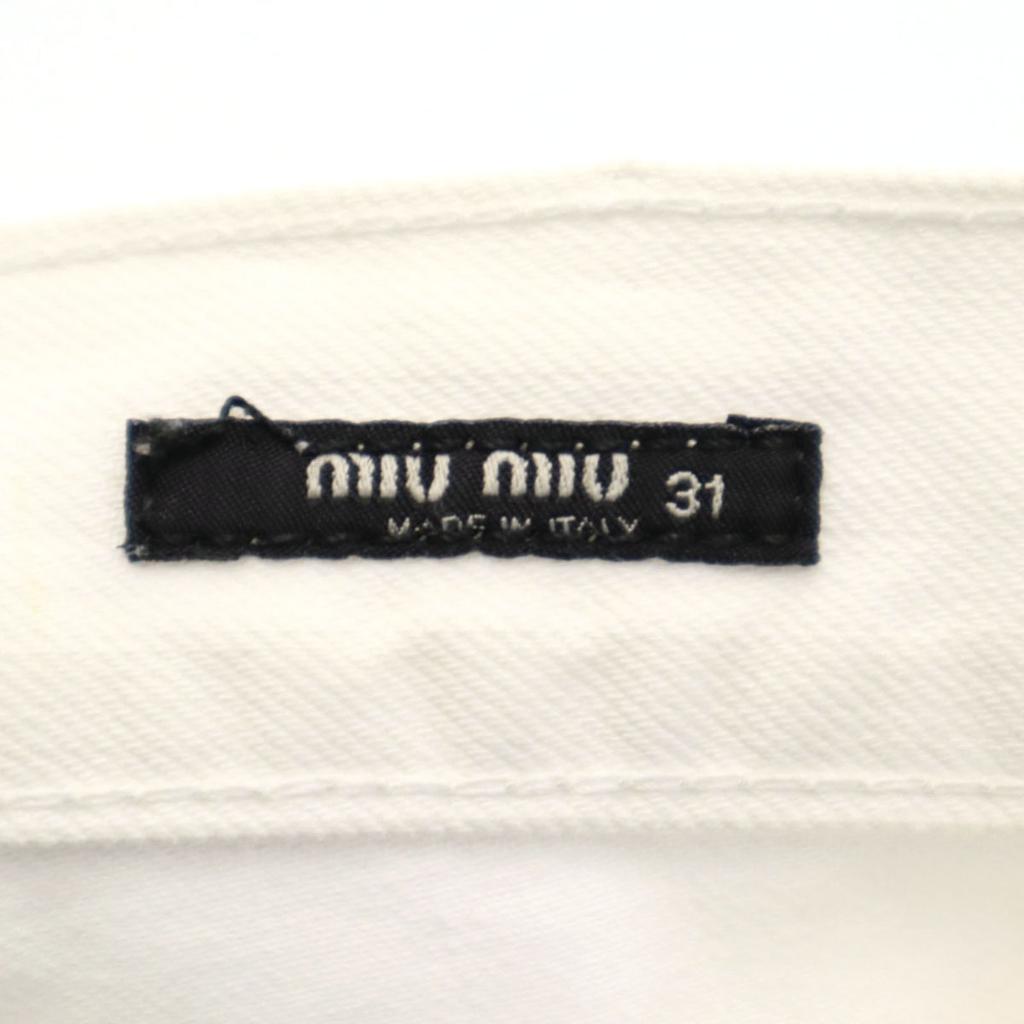 MIUMIU made in Italy Shorts W31 white Men's Used