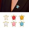 Unique Tortoise Design Brooch Lightweight Alloy Jewelry Lapel Pin For Business Outfit Birthday Gift