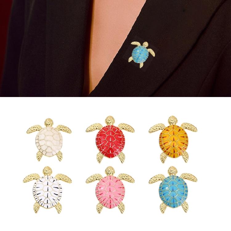 Unique Tortoise Design Brooch Lightweight Alloy Jewelry Lapel Pin For Business Outfit Birthday Gift