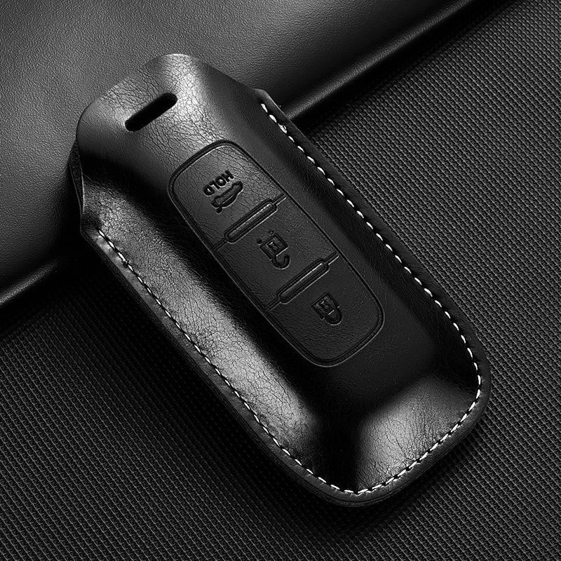Nissan Leather Key Case for 14th Gen Sylphy, Teana, Qashqai, X-Trail, Tiida, Kicks, Murano Car Buckle Shell