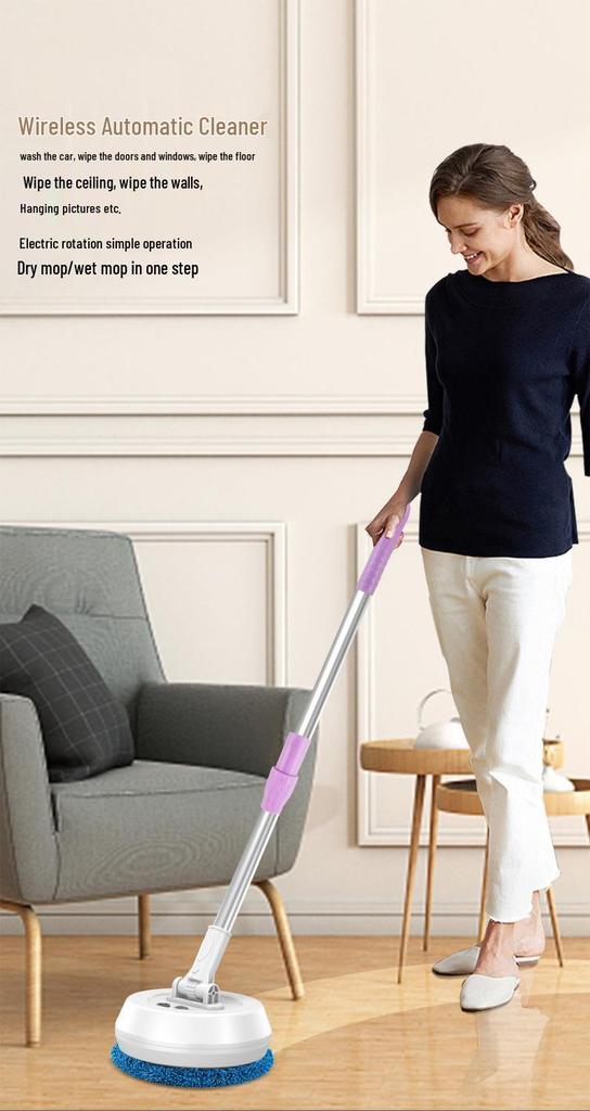 Electric Window Cleaning Robot for Glass, Ceiling, Roof, and Wall - New Year Edition with Rotating Mop