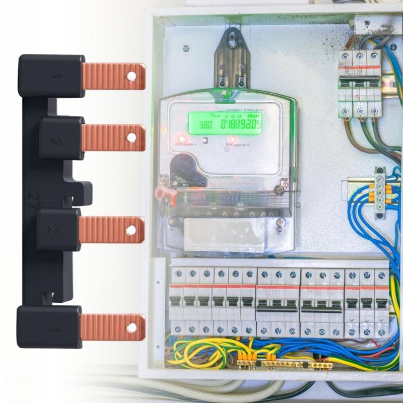 Circuit Breaker Bussbar Power Distribution Block Connectors Copper Busbar Connection Breaker Combing Terminals Enduring