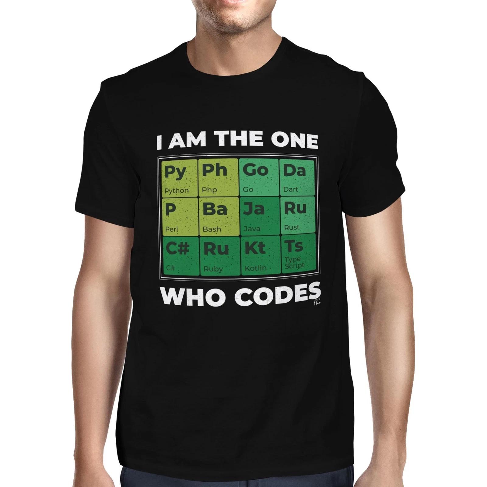 1Tee Mens I am the one who codes T-Shirt XL