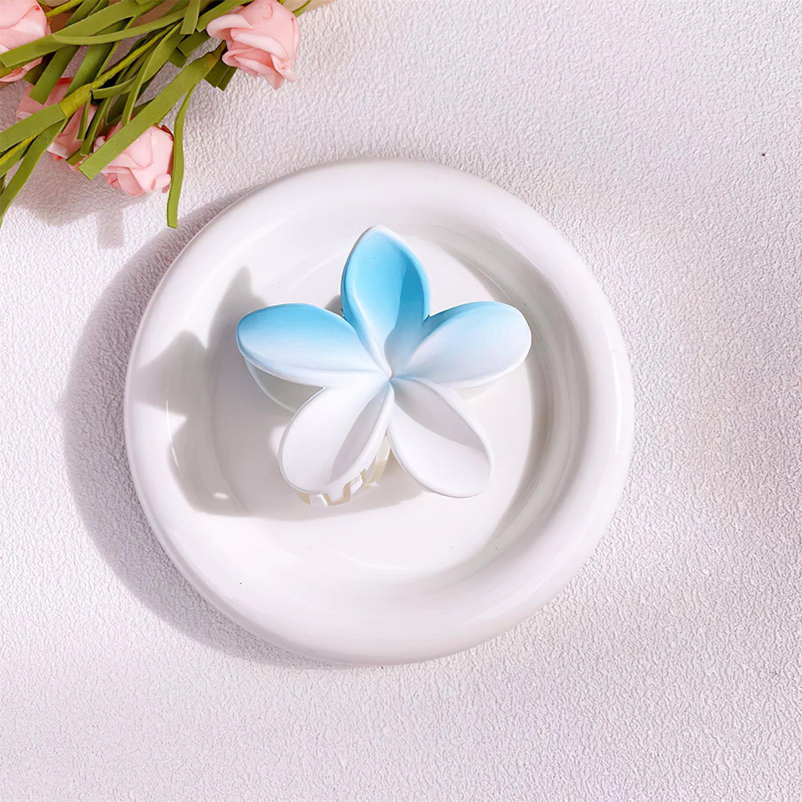 

Матовый градиентный цветочный зажим для волос Девочки Элегантный Милый Цветочный Заколки для волос Шоппинг Путешествия Головные уборы Аксессуары Пляжные заколки для волос