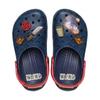 Crocs Round Toe Comfortable Anti-Kick Shock Absorbing Children's Sandals Blue Kids' Model