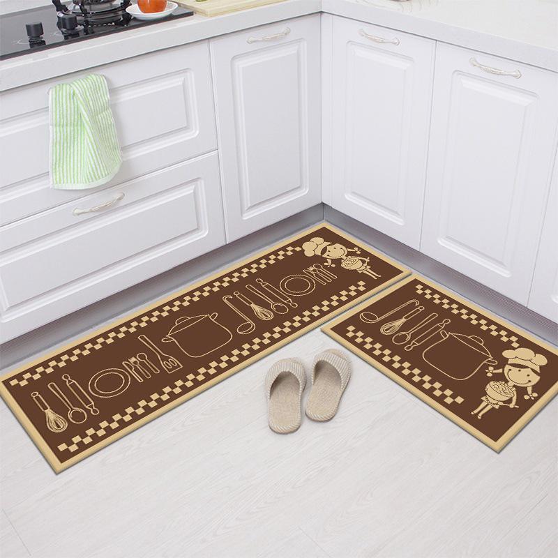 Absorbent Non-Slip Kitchen & Bathroom Floor Mat - Long Strip for Entrance, Bedroom, or Home Use