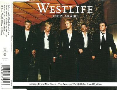 CD WESTLIFE - Unbreakable 74321965552 RCA 2002 Europe Pop Used