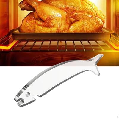 Acryl Ofenrost Schiebe-Zieh-Stab für Ofen, Heißluftfritteuse, Backen Küchengeräte