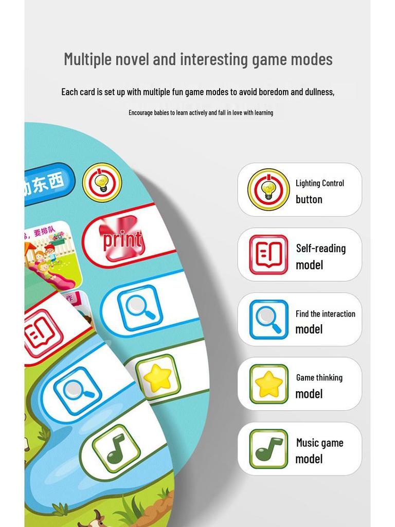 Children's Touch Learning Table: Multifunctional Education, Art, Music, and Storage Toy